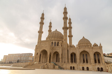 Heydar Aliyev mosque (Heydar Mascidi). Baku city, Azerbaijan.