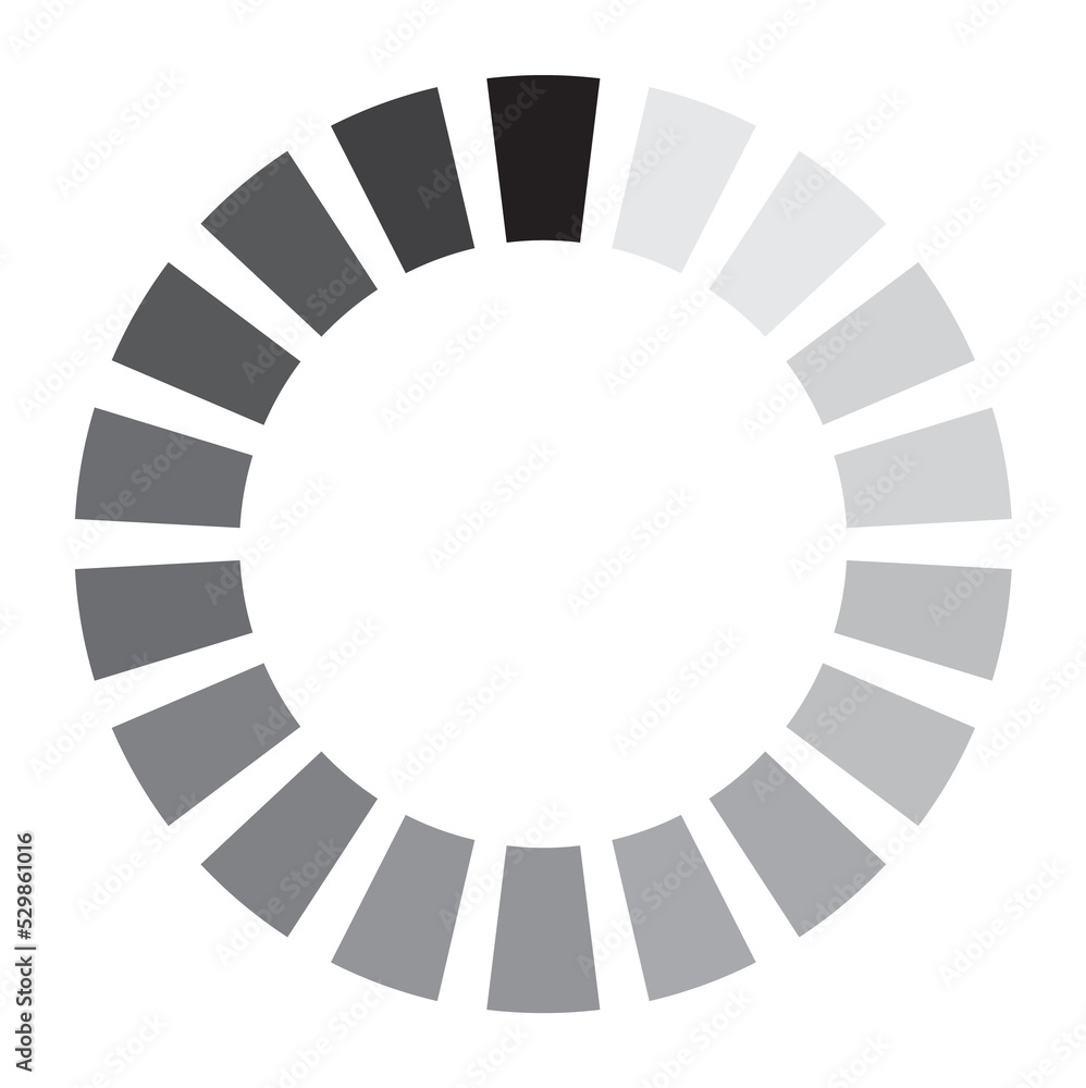 Poster round progress icon. loading symbol. upload sign