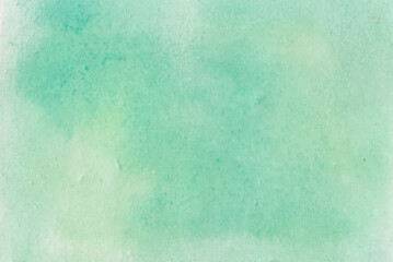 Abstract watercolor soft green background on white background, vector watercolor background banner for design, watercolor texture grunge, splash, for print design.