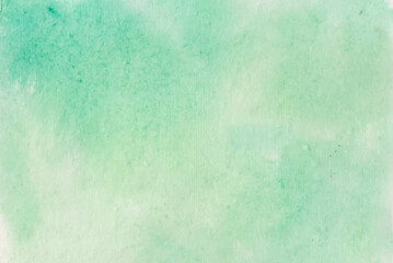 Abstract watercolor soft green background on white background, vector watercolor background banner for design, watercolor texture grunge, splash, for print design.