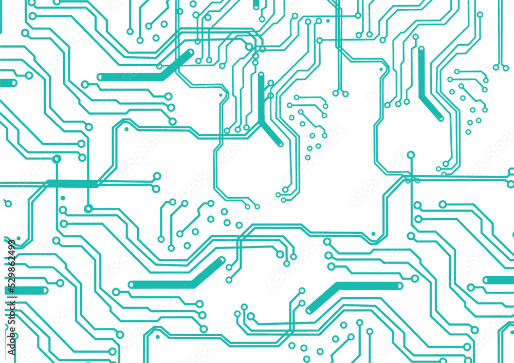 Poster abstract vector circuit digital technology elements design background, illustration vector design ba