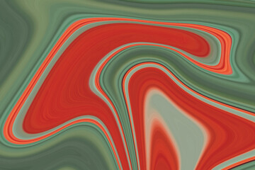 green orange Abstract Liquid Acid Marble Background