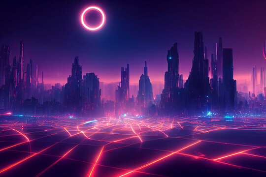 Cyberpunk science fiction worldview