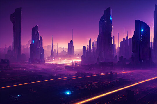 Cyberpunk science fiction worldview