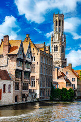 Fototapeta premium Architecture of the historical city of Bruges, Belgium