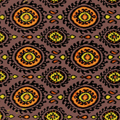 Fototapeta na wymiar Abstract, shirting design, Ajrakh Pattern, Ikat, block print Pattern, batik print Pattern, Background digital printing textile pattern 