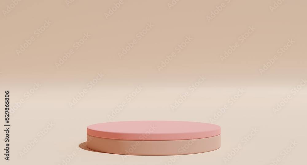 Poster 3d background products display pastel podium scene