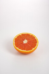 orange on a white background