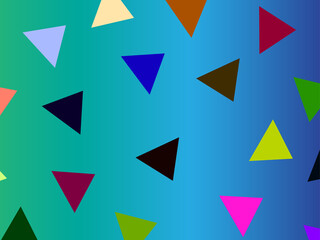 Light blue mixed green vector blur background.  Gradient illustration in abstract style with colorful triangle motif.  Modern design for banners, wallpapers and more