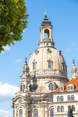 Fototapeta na wymiar The Frauenkirche in Dresden, Germany