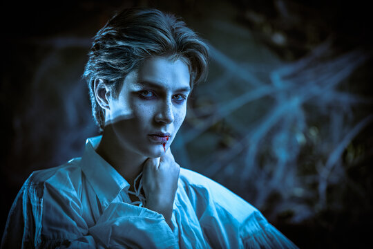 handsome teen vampire