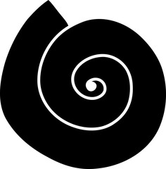 Line art sketch seashells.