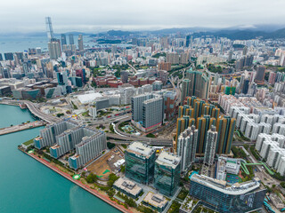 Top view of Kowloon side
