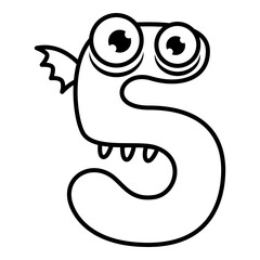 5.Funny Monsters Colorful Numbers, Cute Fantasy Aliens in the Shape of Numerals. Cartoon numbers from 0 to 9 icons are made in the form of human figures with big eyes and face. Arabic numerals. Vector
