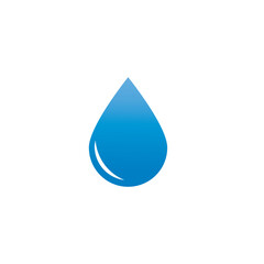 water drop vector logo