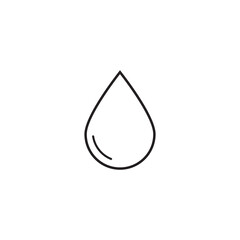 water drop vector logo
