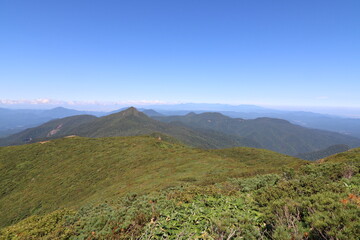 2022年9月の栃木県の茶臼岳の登山