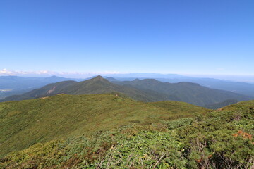 2022年9月の栃木県の茶臼岳の登山