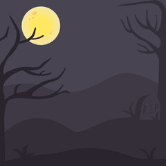 Background on the theme of Halloween. Dark scary background