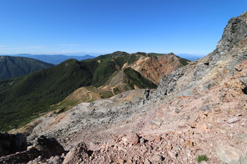 2022年9月の栃木県の茶臼岳の登山