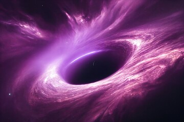 Black hole in space