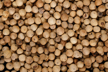 White pepper close up background texture