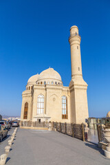 Fototapeta premium Bibiheybat mosque. Baku city, Azerbaijan.