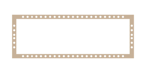 Decorative rectangle frame Abstract pattern Vector illustration