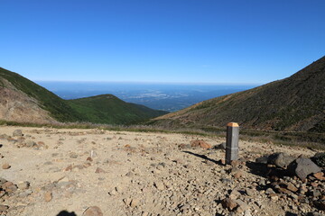 2022年9月の栃木県の茶臼岳の登山