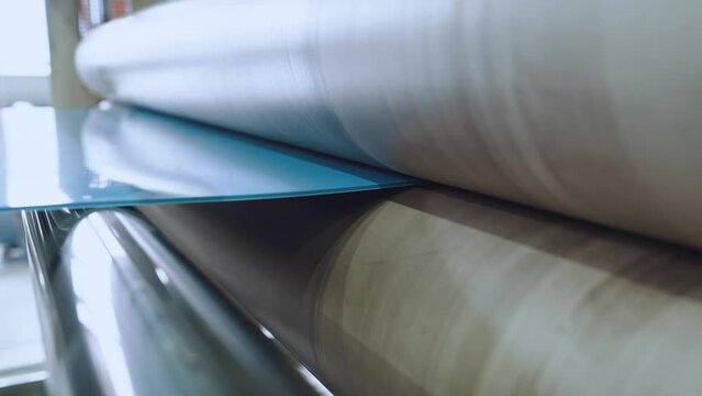 5. Conveyor line for the production of polymer sheets, automated complex for the production of polymer sheets