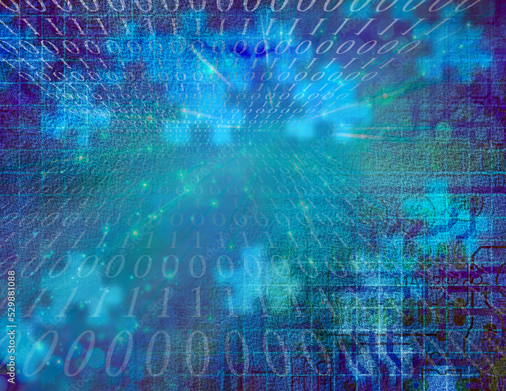 Poster binary abstract tunnel