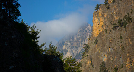 The Kapuzbasi Waterfalls in Aladaglar National Park 156 km (97 miles) south of Urgup and east of...