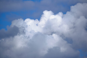 Background of storm clouds before rain, dramatic sky.