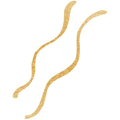 Glitter abstract modern geometric shape for design. Transparent PNG clipart