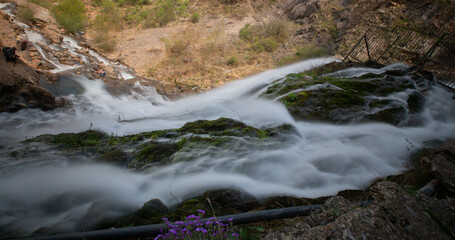 The Kapuzbasi Waterfalls in Aladaglar National Park 156 km (97 miles) south of Urgup and east of...