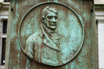 old ancient grave stone cross graveyard