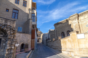 Fototapeta na wymiar Icheri Sheher (old town). Baku city, Azerbaijan.