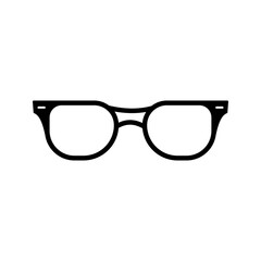 glasses icon. vector illustration