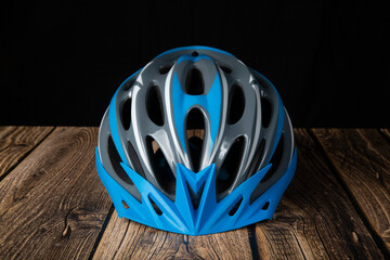 A protective helmet for a cyclist.Head protection while cycling.