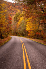 Fall Drive Along the Blue Ridgeway Parkway