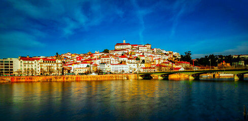 Obraz premium view of the old town Coimbra