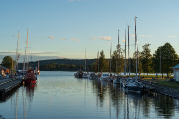 Fototapeta na wymiar View from Forsvik, Sweden.