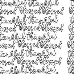 Pattern of texture handwritten font with a ballpoint pen. Illustration of handwriting for print and drawing for wrapping paper.