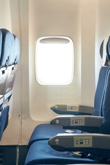 plane sits view before takeoff to vacation 