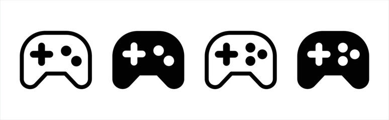 Game console icon sign symbol, vector illustration