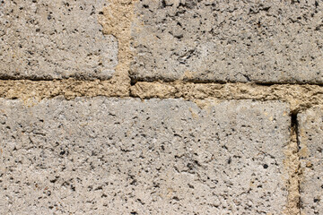 Clay cemented bricks background