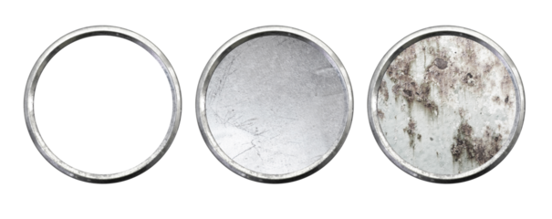 empty sign set on white background