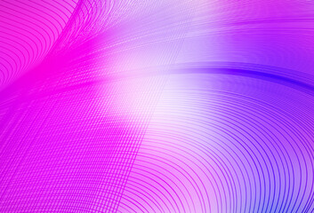 Light Purple, Pink vector background with wry lines.