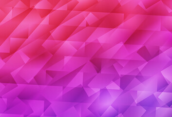 Light Purple, Pink vector backdrop with rhombus.