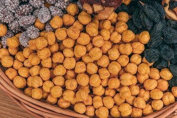 nuts and dried fruits